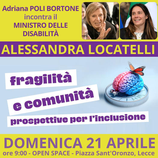 Incontro con Alessandra Locatelli